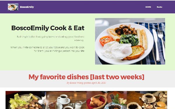 Bosco Emily Cook and Eat
